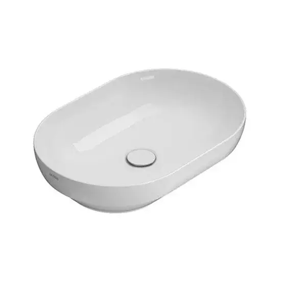 Раковина Globo Ceramica T-EDGE B6O61BI белый блестящий