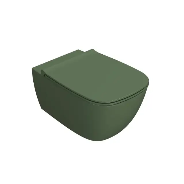 GLOBO GNS02FE Унитаз GENESIS подвесной безободковый, размер 55 см, цвет FE (Felce)