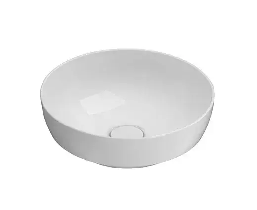 GLOBO B6T38BI Раковина T-EDGE полувстраиваемая/для установки на столешницу, размер 37 см диаметр, цв