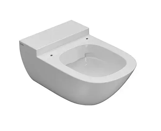 GLOBO LAS04BI Унитаз подвесной STOCKHOLM, размер 58 см, безободковый, крепление в комплекте, цвет bi