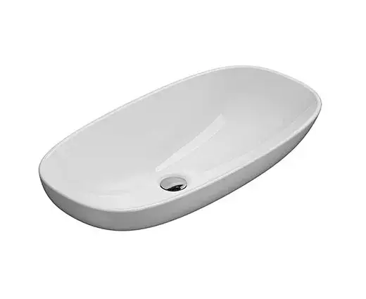 ™ GLOBO LA071BI STOCKHOLM Раковина для установки на столешницу 70 см, цвет белый