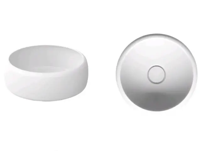 Раковина, Bette, BetteCurve, шгв 420*420*115, отверстия для смесителя-отсутствуют, BetteGlasur® Plus, цвет-белый