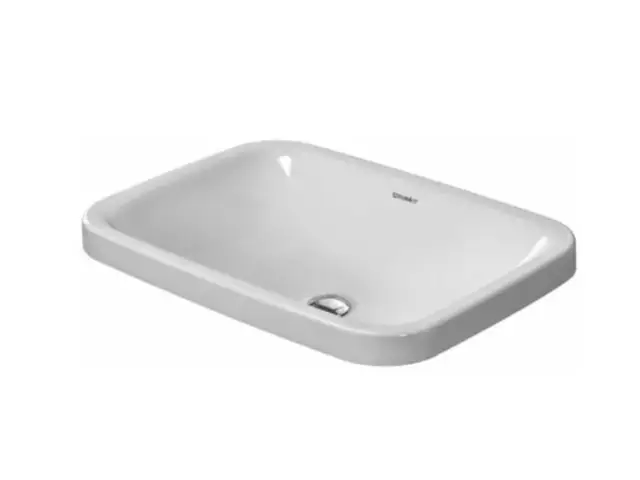 Раковина, Duravit, Durastyle, шгв 600*430*145, отверстия для смесителя-отсутствуют, цвет-белый