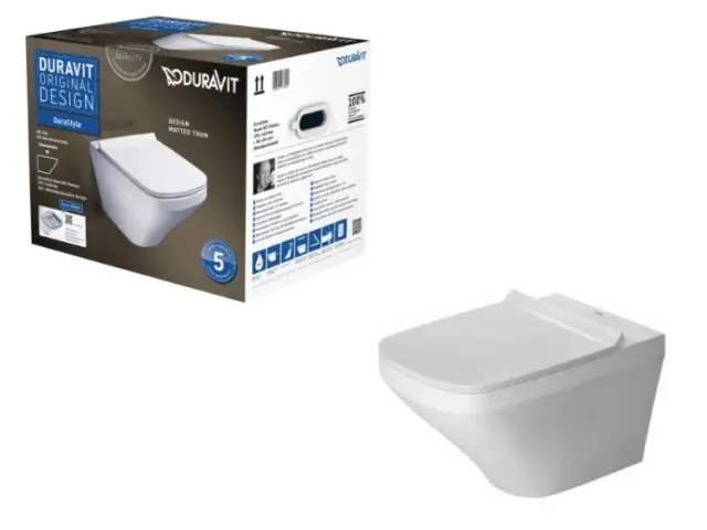 Унитаз, Duravit, Durastyle, подвесной, шгв 370*540*355, цвет-белый