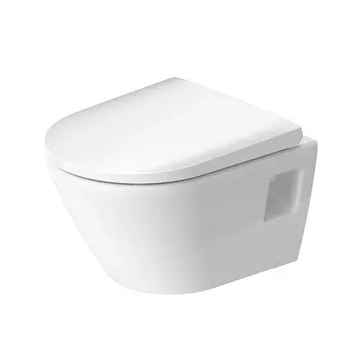 Унитаз, Duravit, D-Neo, подвесной, шг 370*480, цвет унитаза-альпийский белый (белый Alpin)