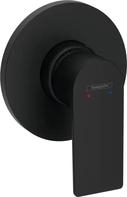 Смеситель для душа, Hansgrohe, Rebris E, цвет-черный матовый