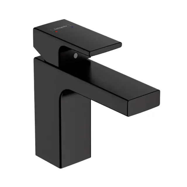 Смеситель для раковины, Hansgrohe, Vernis Shape, цвет-чёрный матовый