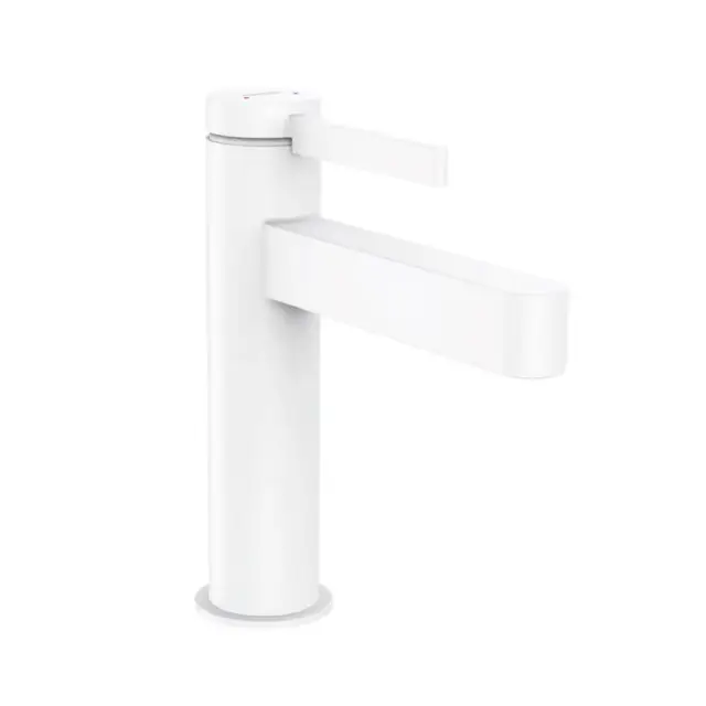 Смеситель для раковины, Hansgrohe, Finoris, цвет-белый матовый