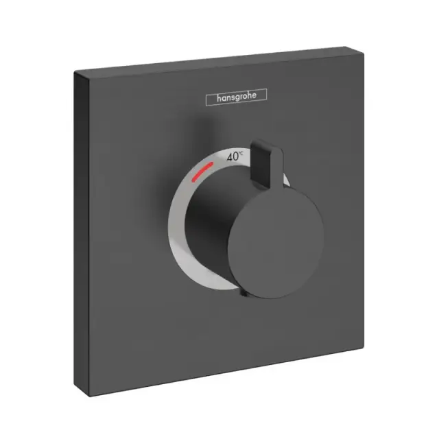 Смеситель для душа, Hansgrohe, ShowerSelect, цвет-шлифованный черный хром