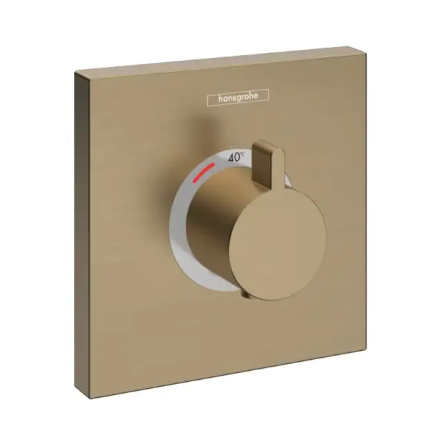 Смеситель для душа, Hansgrohe, ShowerSelect, цвет-шлифованная бронза
