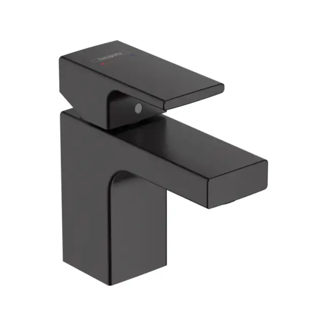 Смеситель для раковины, Hansgrohe, Vernis Shape, цвет-черный матовый (Nero Opaco, Matt Black)