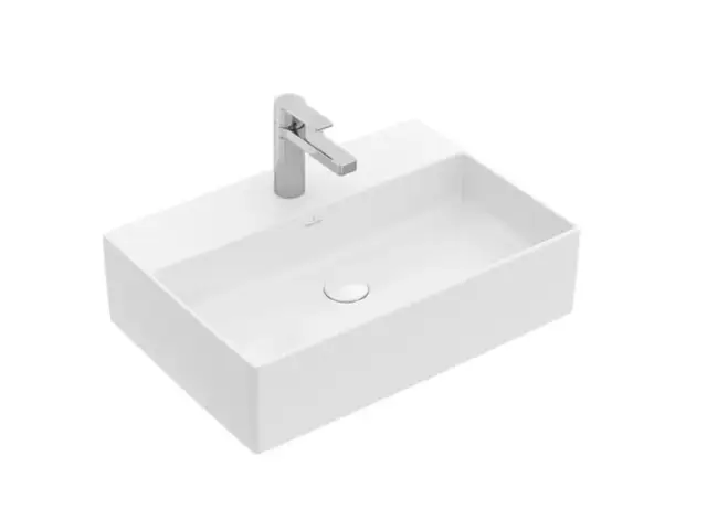 Раковина, Villeroy&Boch, Memento, шгв 500*420*90, отверстия для смесителя-1, цвет-альпийский белый