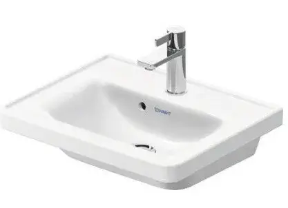 Раковина, Duravit, D-Neo, шгв 500*400*150, отверстия для смесителя-1, цвет-альпийский белый (белый Alpin)