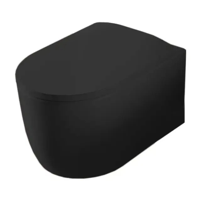 Унитаз Art Ceram RIMLESS MNV001.17.00 Цвет-черный матовый