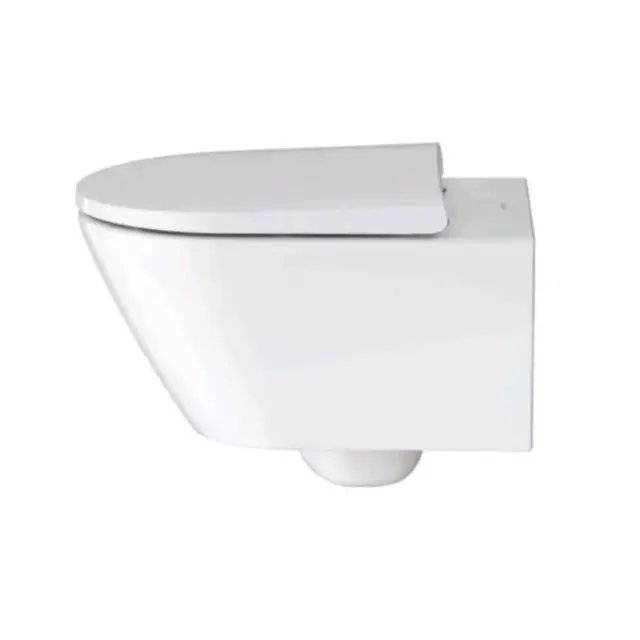 Унитаз, Duravit, D-Neo, RIMLESS, подвесной, шгв 370*540*360, цвет-белый матовый сатинированный