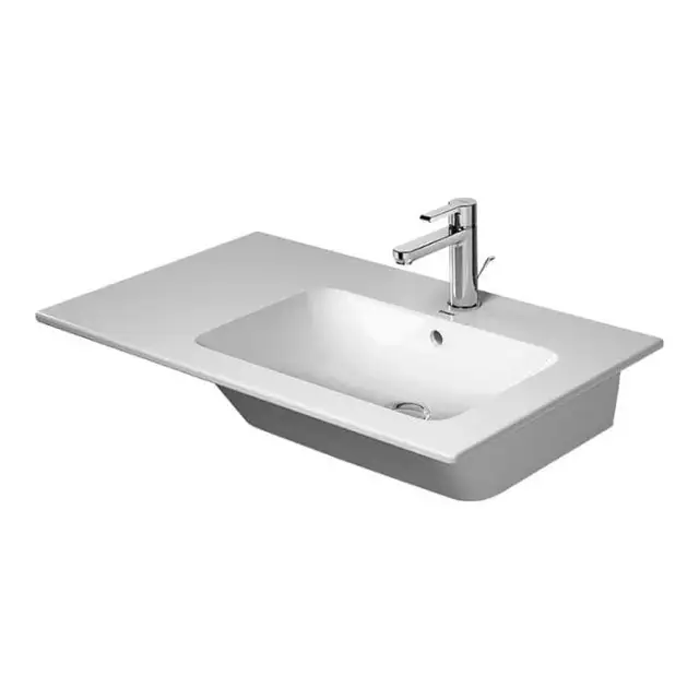 Раковина, Duravit, ME by Starck, шгв 830*490*180, отверстия для смесителя-1, цвет раковины-белый