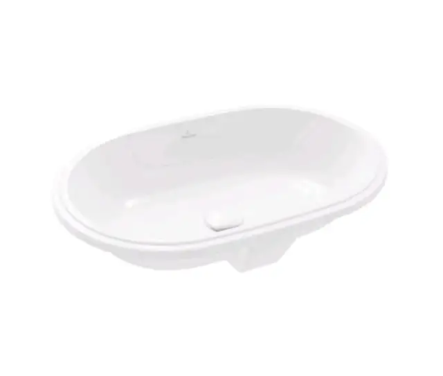 Раковина, Villeroy&Boch, Architectura, шгв 570*375*175, отверстия для смесителя-отсутствуют, цвет-белый