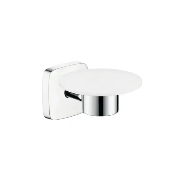 Мыльница HANSGROHE Pura vida 41502000 керамика / хром