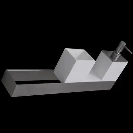 Основание для аксессуаров, 40*8*h5, сатинированная нержавеющая сталь