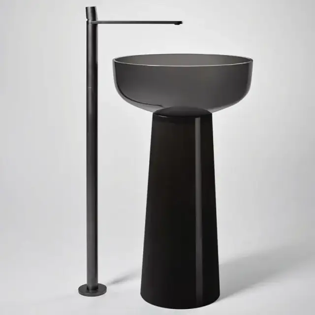 Смеситель для раковины Antonio Lupi Indigo ND902GR Brass/Grafite