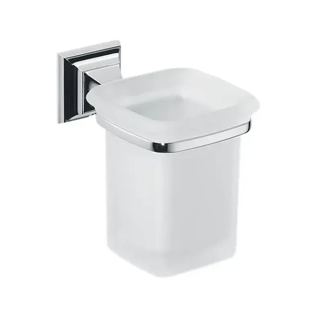 Стакан Colombo Design Portofino B3202 хром/белый