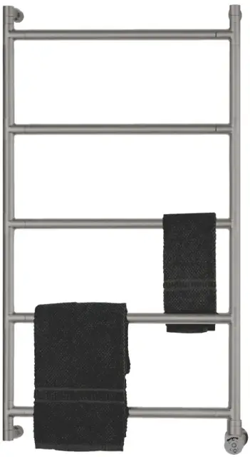 Полотенцесушитель электрический Margaroli M SERENO 572/M+Z3.BN+SELECTOR.DX BRUSHED NICKEL