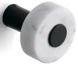 Крючок Bertocci CARRARINO 124.4715.6050 мрамор Carrara/никель матовый