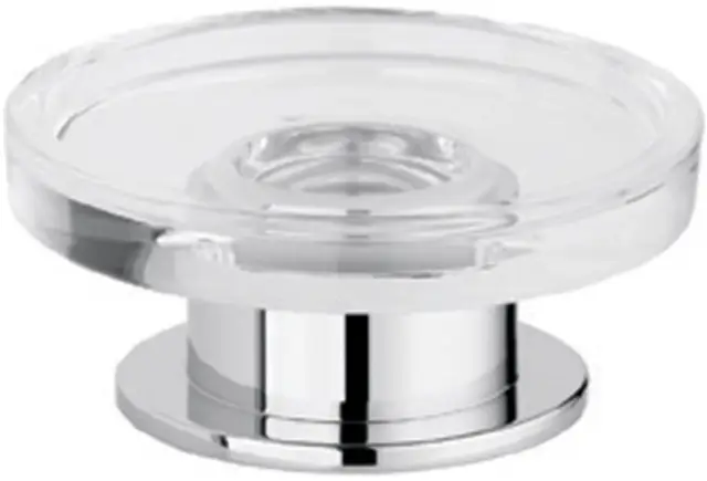 Мыльница Bertocci ES 105.4031.5000 прозрачный хрусталь/золото