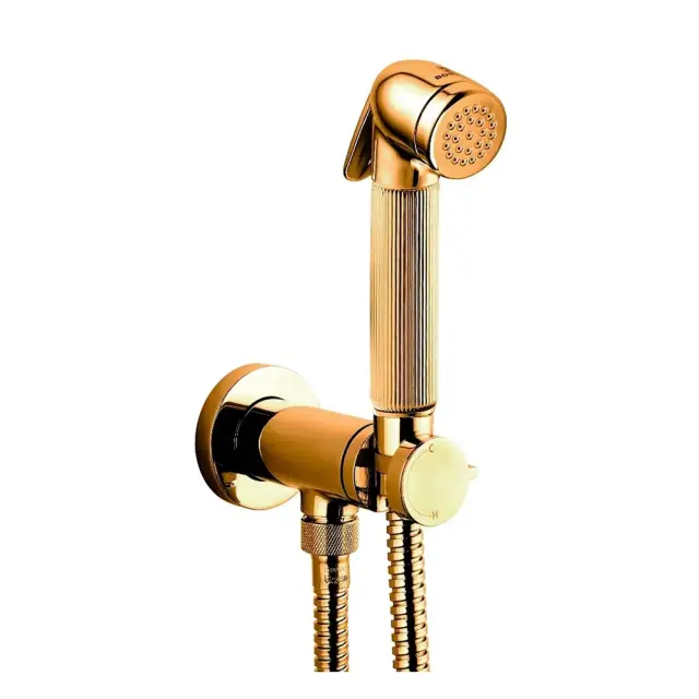 Гигиенический душ Bossini NIKITA E37008B00021015 материал - латунь, отделка - золото