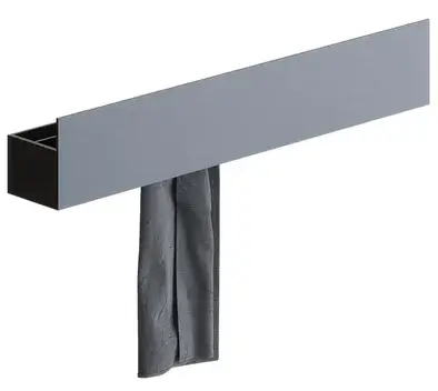 Держатель для полотенец Agape SEN ASEN0922N brushed anodised aluminium, black