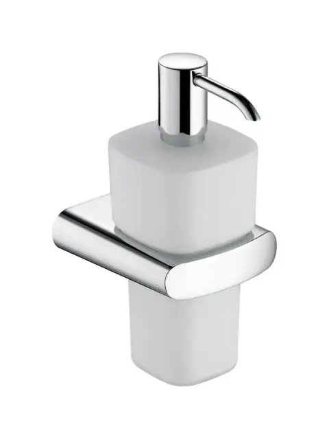 Дозатор Keuco Elegance 11654019000 матовое опаловое стекло/хром