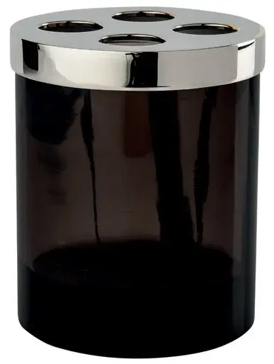 Стакан Cristal&Bronze OBSIDIENNE LISSE FS11P-A2-620 обсидиан/никель