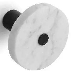 Крючок Bertocci CARRARINO 124.4711.0000 Bianco Carrara/хром