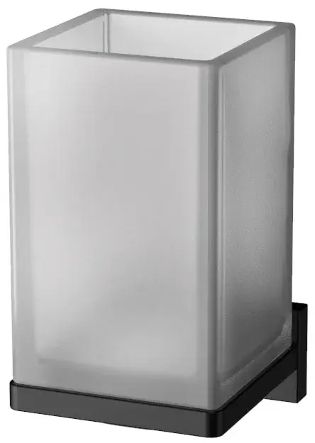 Стакан Colombo Design LOOK B1602.NM Черный матовый/стекло матовое