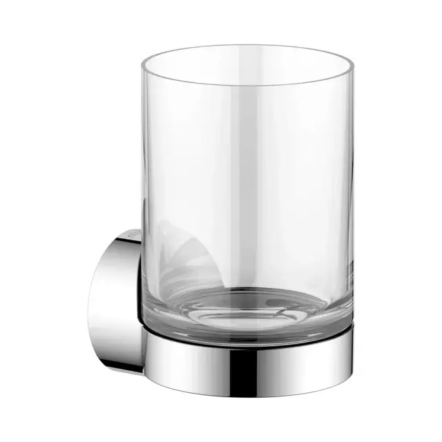 Стакан Keuco REVA 12850019000 цвет-хром/прозрачный хрусталь