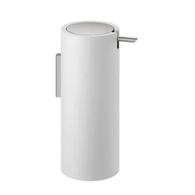 Дозатор Decor Walther STONE WSP 0972255 сталь матовая/белый