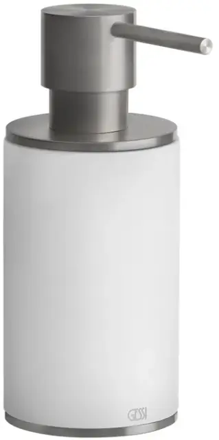 Дозатор Gessi GESSI316 54737#239 Steel Brushed/White