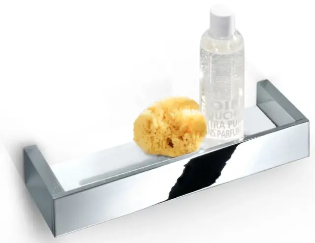 Полка для ванной Decor Walther BK DA30 0593700 хром/белый акрил