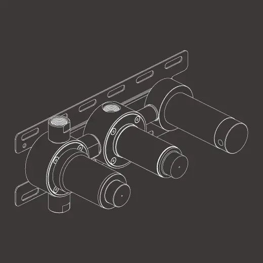 Встраиваемая часть смесителя