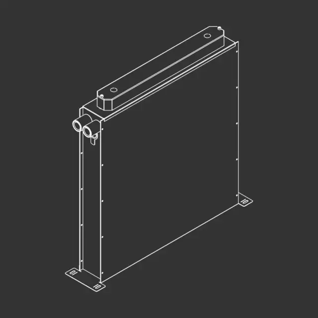 Короб для смесителя встраиваемый в борт