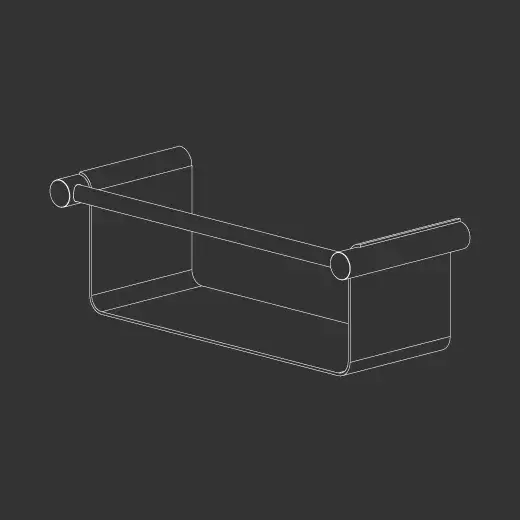 Полка для ванной CEA Stem STE25S сталь матовая
