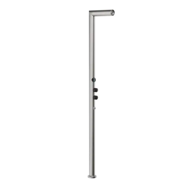 Душевая стойка Gessi OUTDOOR SPOTWATER INTRECCIO 63229#239+57711#239+63220#239+63212#239 Steel Brushed