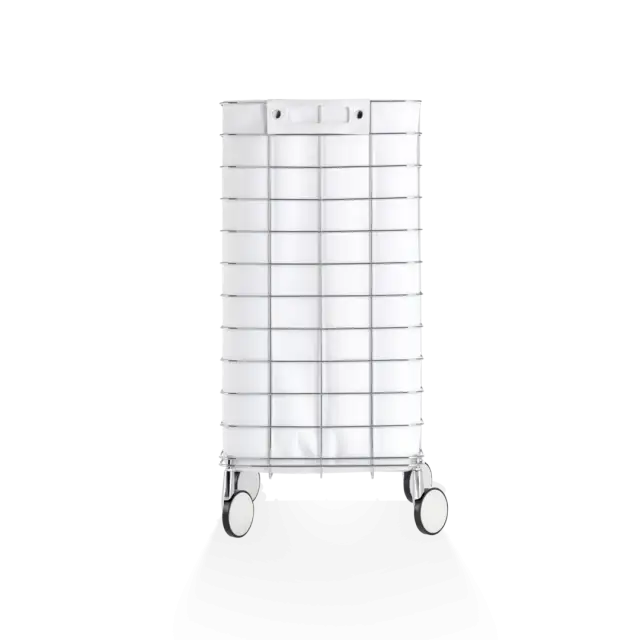 Корзина для белья Decor Walther WR 1 0613750 хром/белый