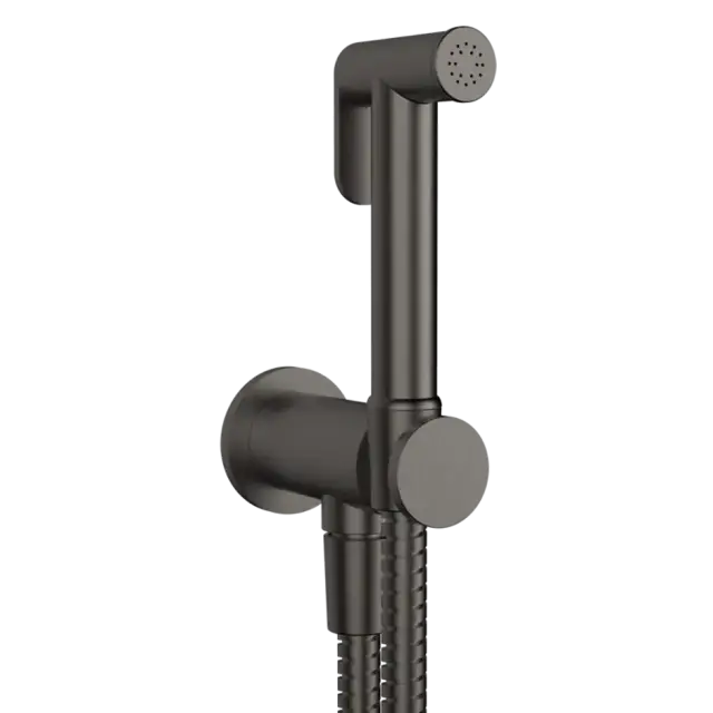 Гигиенический душ Gessi GESSI316 14331#707 цвет-Black Metal Brushed PVD