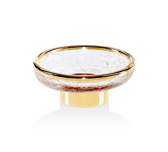 Мыльница Decor Walther CR STS 0932920 стекло/золото