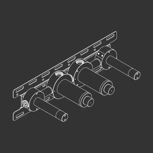 Встраиваемая часть смесителя