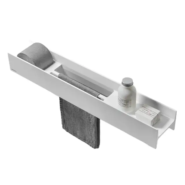 Полка для ванной Antonio Lupi LMCOMBI LMCMB372.SX цвет-BIANCO GOFFRATO-506