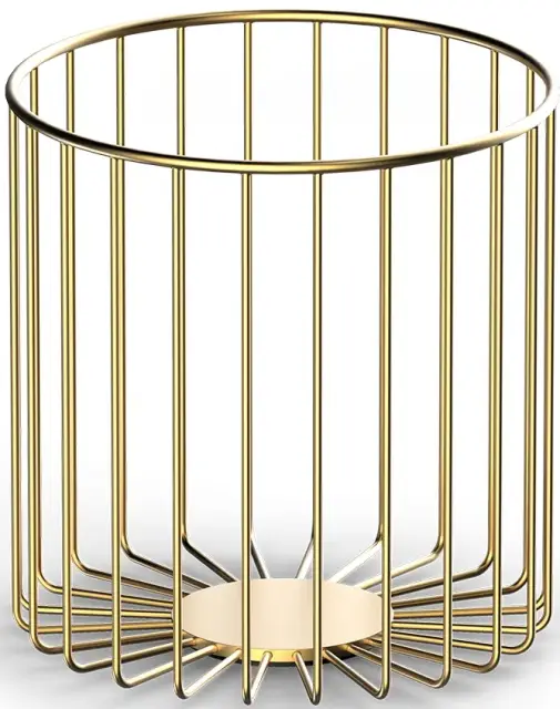 Корзина для белья Decor Walther DW 220 0859282 золото матовый