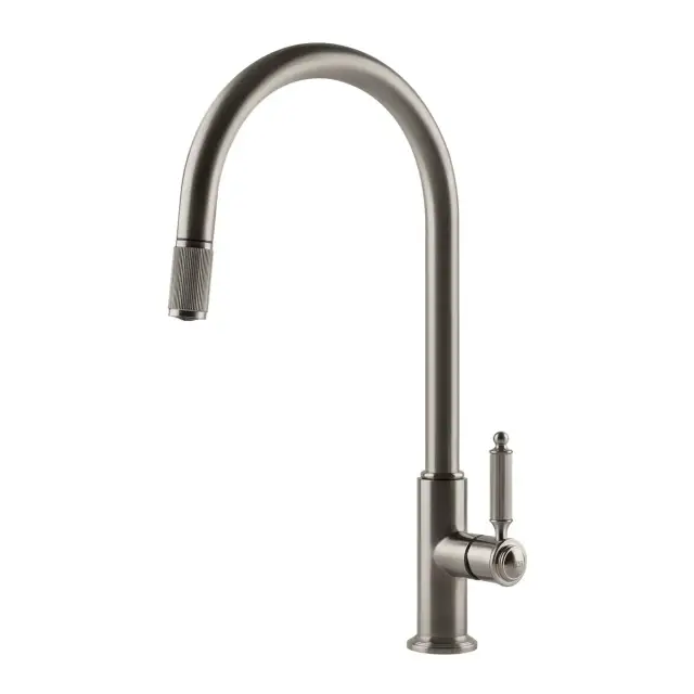 Смеситель для кухни Gessi VENTI20 60622#149 цвет-FINOX BRUSHED NICKEL