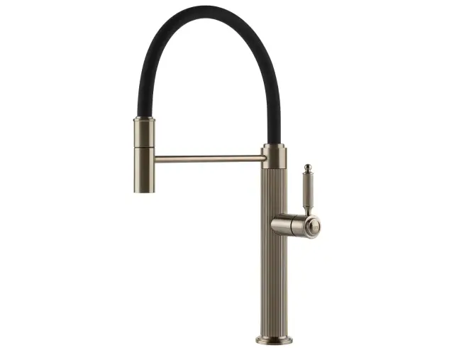 Смеситель для кухни Gessi VENTI20 60634#149 цвет-FINOX BRUSHED NICKEL